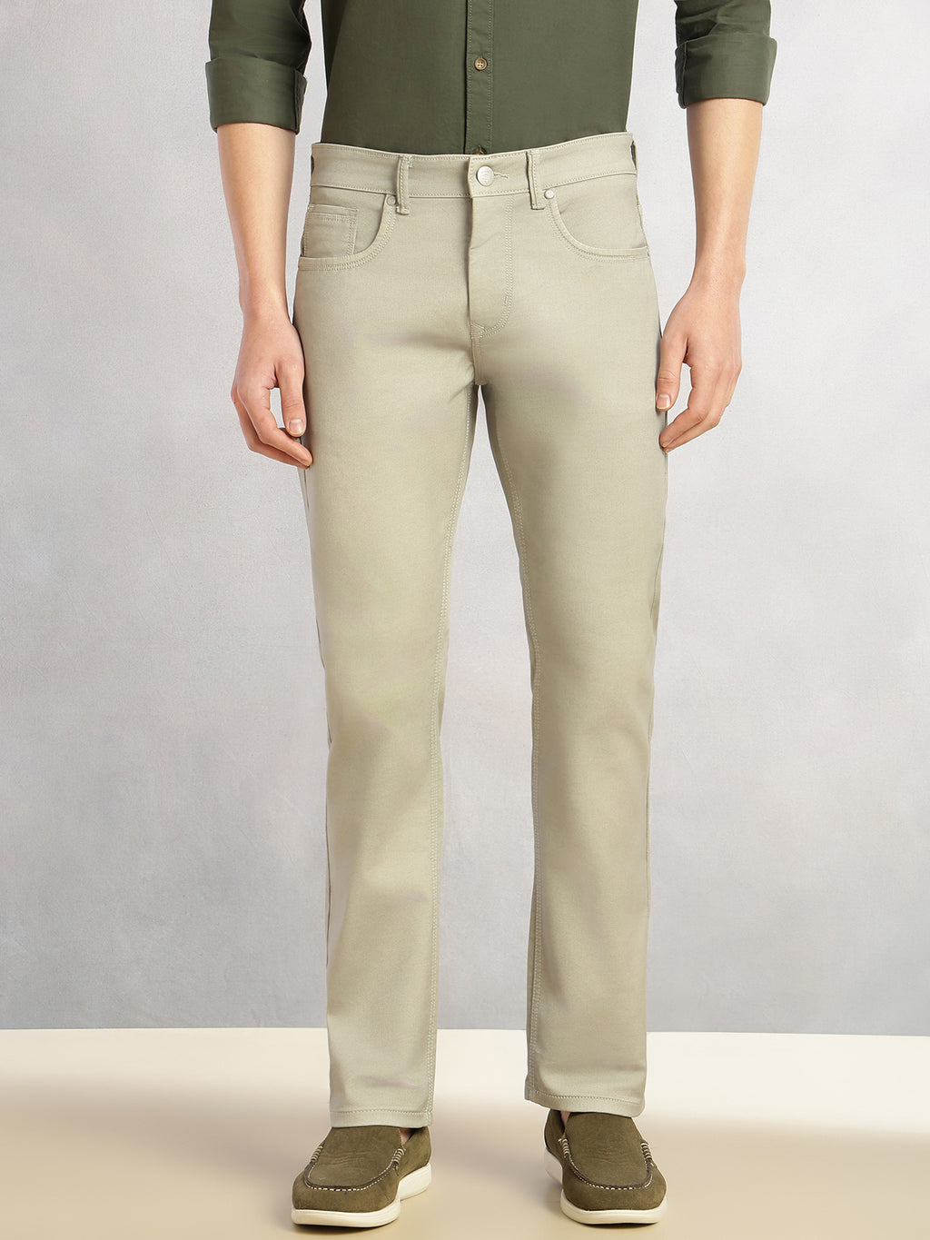 Thomas Scott Men Pista Cricket Club Collection Mid-Rise Straight Fit No Fade Stretchable Jeans