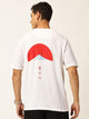 Thomas Scott Men Graphic Printed Drop Shoulder Oversized T-shirt