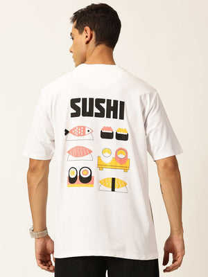 Thomas Scott Men Graphic Printed Drop Shoulder Oversized T-shirt