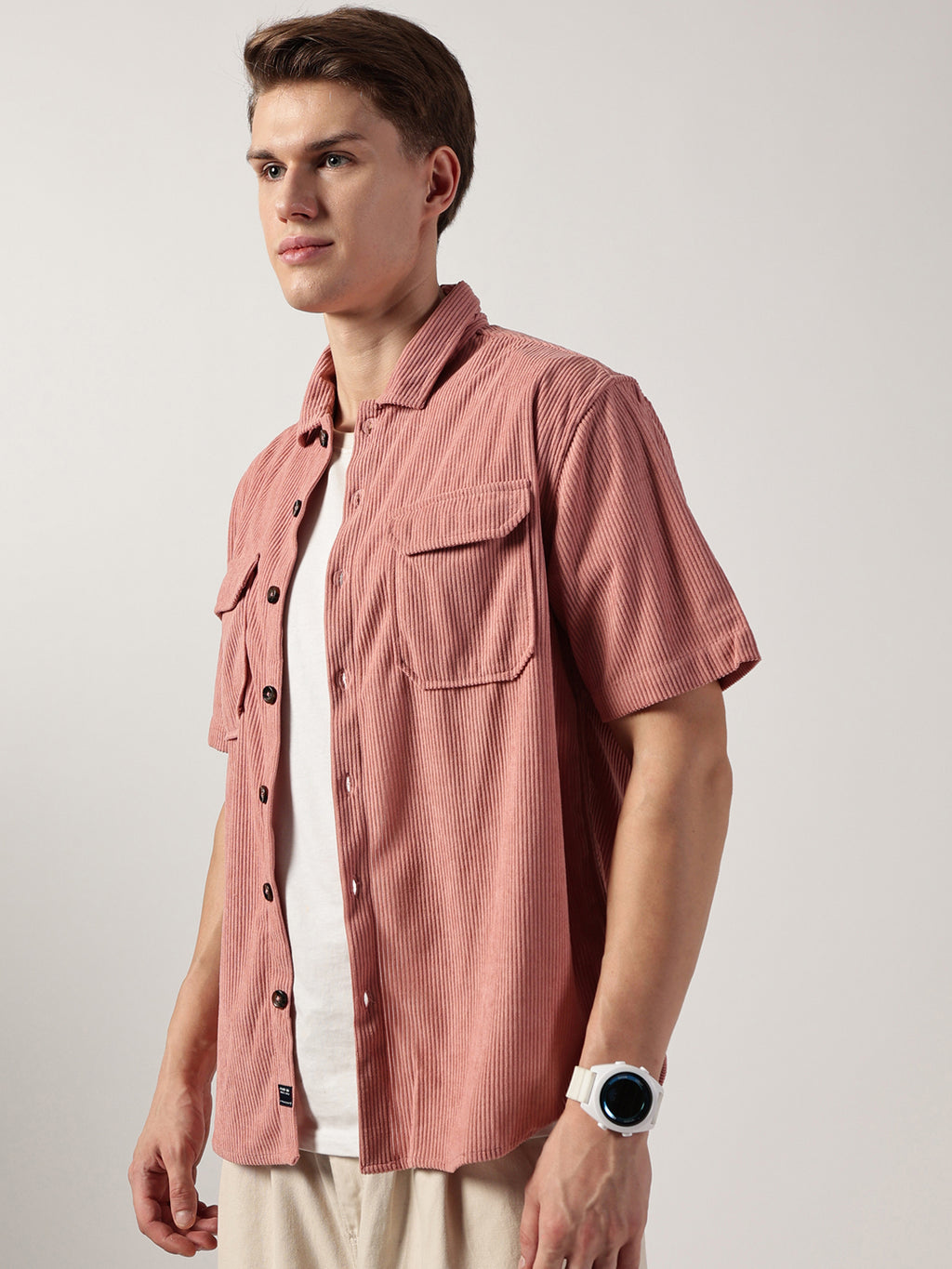 Thomas Scott Men Premium Opaque Striped Casual Shirt