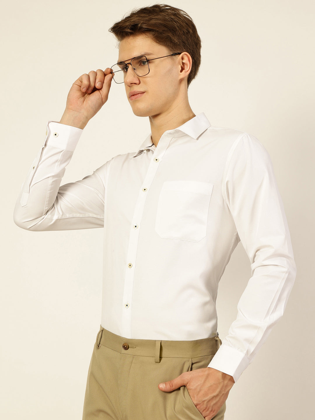 Thomas Scott Men Smart Opaque Formal Shirt