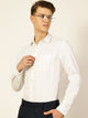 Blue Smart Opaque Striped Formal Shirt For Men