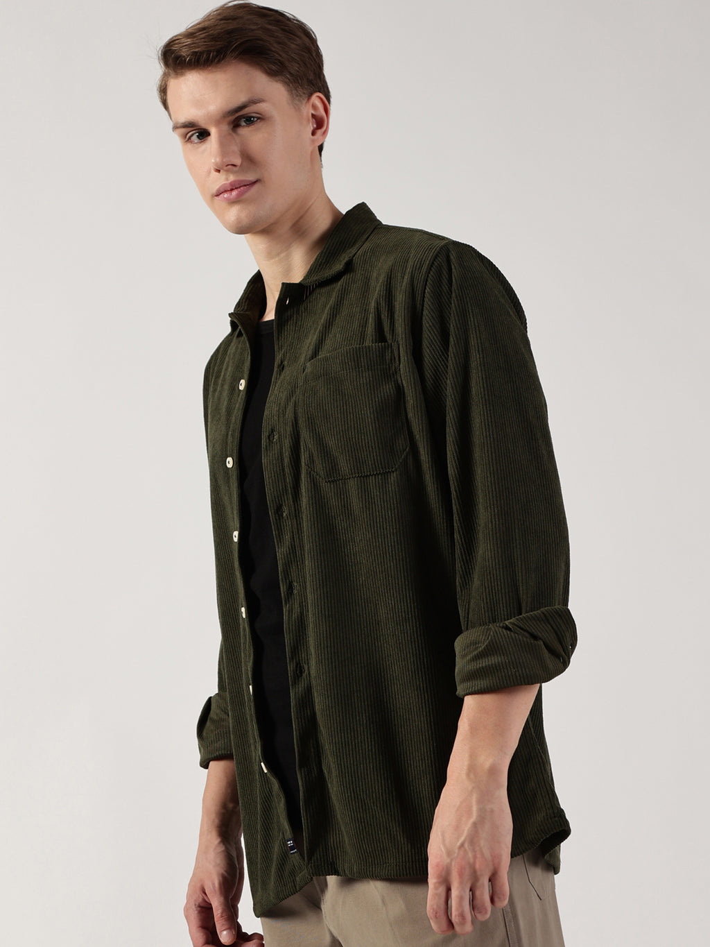 Thomas Scott Men Striped Premium Opaque Casual Shirt