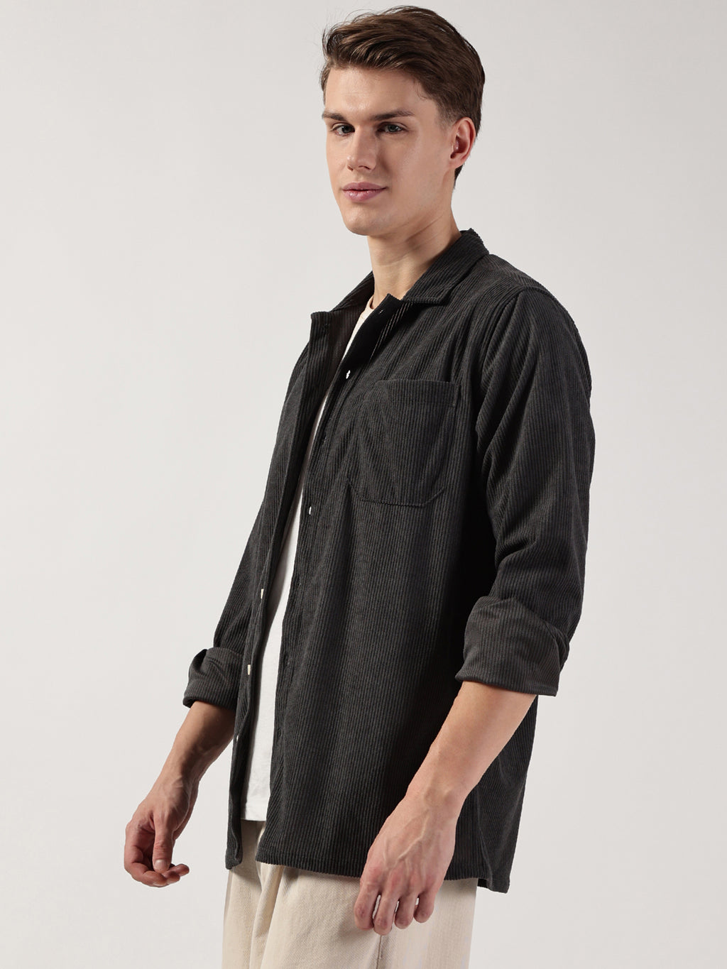 Thomas Scott Men Striped Premium Opaque Casual Shirt