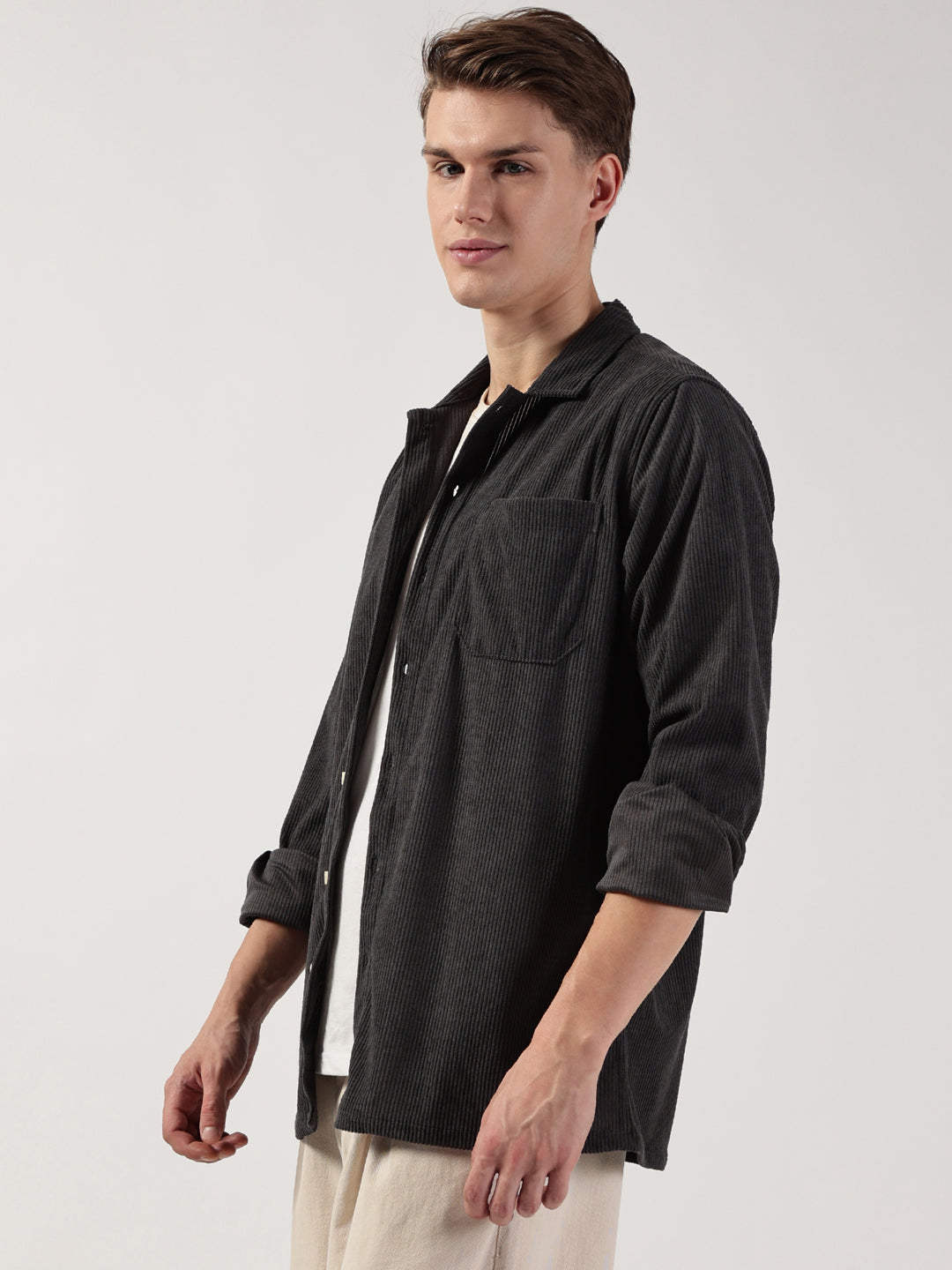 Thomas Scott Men Striped Premium Opaque Casual Shirt