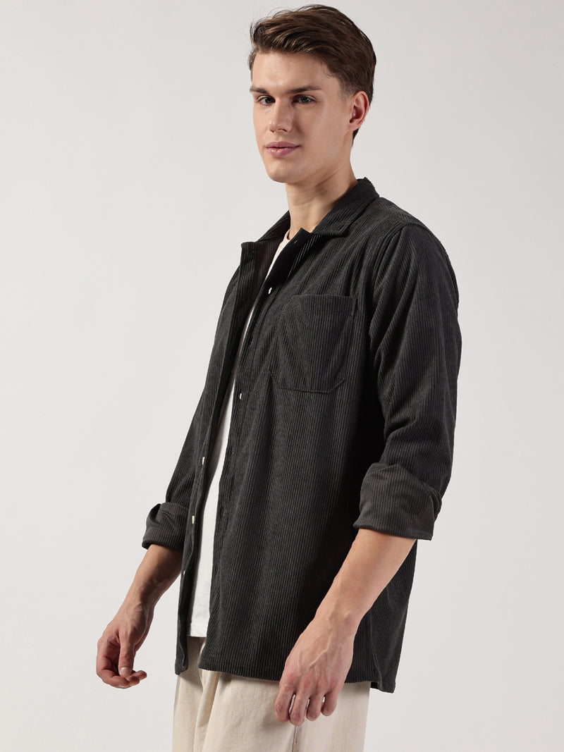 Thomas Scott Men Striped Premium Opaque Casual Shirt