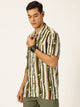 Thomas Scott Men Smart Striped Casual Shirt