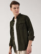 Thomas Scott Men Premium Slim Fit Opaque Corduroy Casual?Shirt