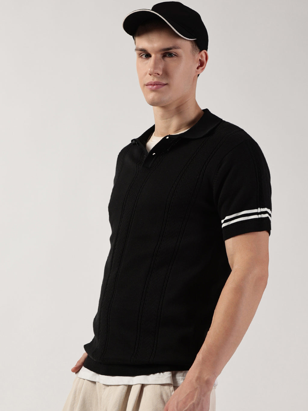 Thomas Scott Men Polo Collar T-shirt