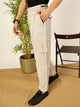 Thomas Scott Men Smart Loose Fit Mid-Rise Easy Wash Cargos Cotton Trousers