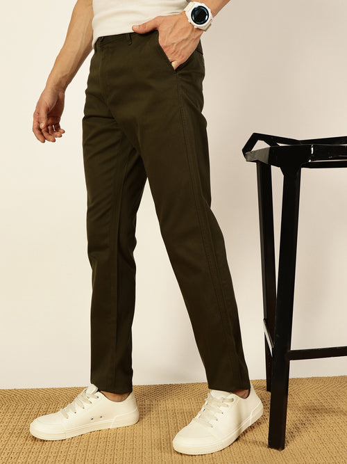Thomas Scott Men Smart Slim Fit Wrinkle Free Chinos Casual Trousers