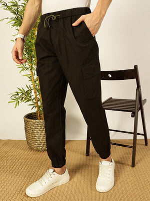 Thomas Scott Men Smart Slim Fit Cargos Trousers