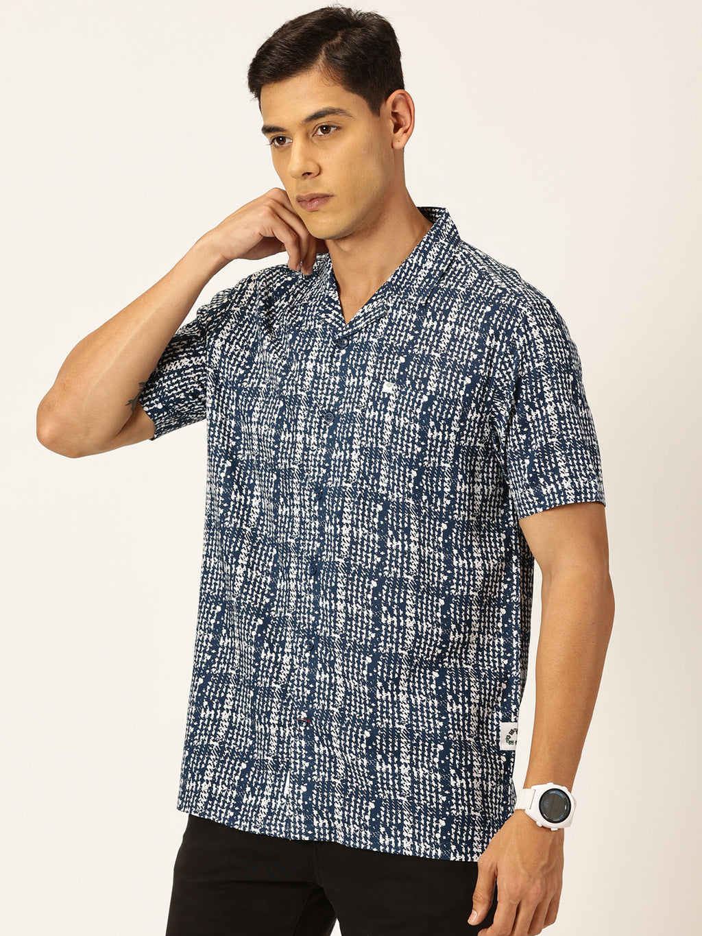 Thomas Scott Men Premium Printed Casual Shirt