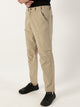 Thomas Scott Men Beige Relaxed Straight Fit Convertible Trousers