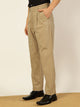 Thomas Scott Men Beige Mid-Rise Smart Pleated Trousers
