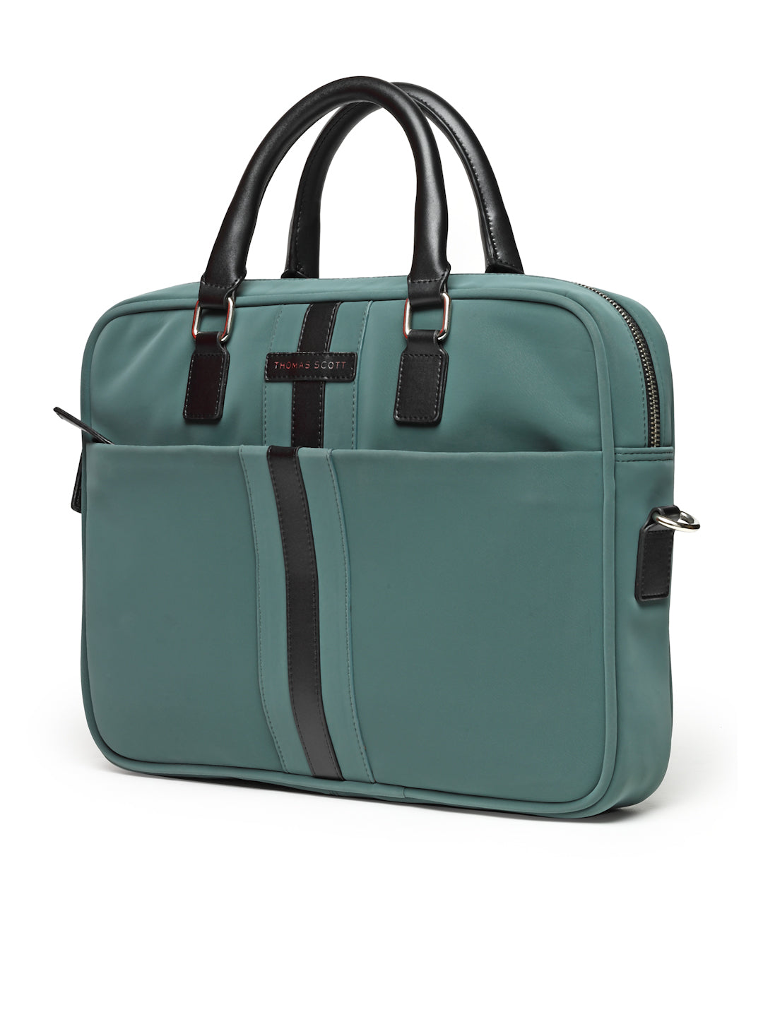 Thomas Scott Men PU Padded Laptop Bag