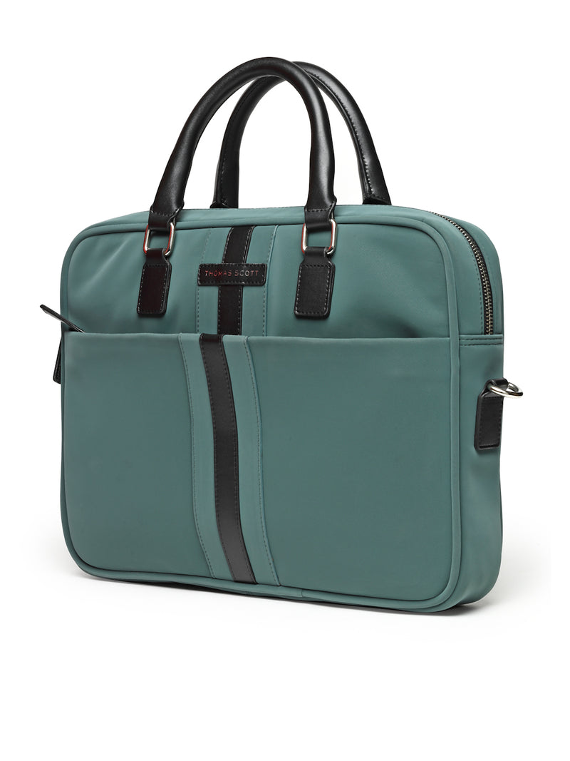 Thomas Scott Men PU Padded Laptop Bag