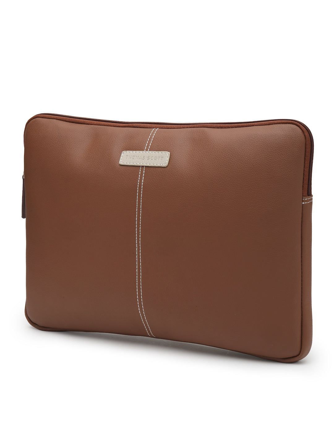 Thomas Scott Men Textured PU Laptop Sleeve