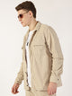 Light Fawn Premium Opaque Casual Shirt For Men