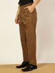 Thomas Scott Men Brown Smart Pleated Korean Pant