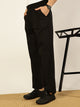 Thomas Scott Men Black Smart Pleated Trousers