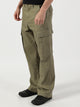 Olive Relaxed Easy Wash Cargo Trouser For Men