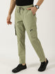 Pista Smart Regular Fit Mid-Rise Easy Wash Cotton Cargo Trouser For Men