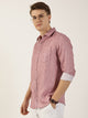 Thomas Scott Men Pink Premium Slim Fit Opaque Casual Shirt