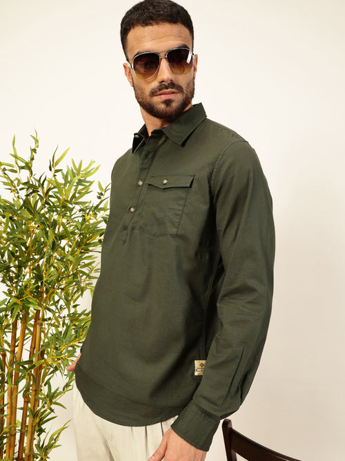Thomas Scott Men Premium Opaque Casual Shirt