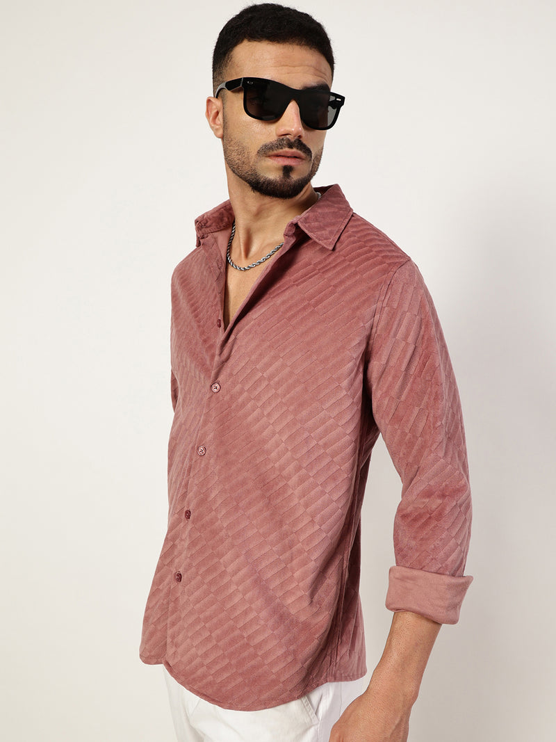Thomas Scott Men Premium Slim Fit Opaque Casual Shirt