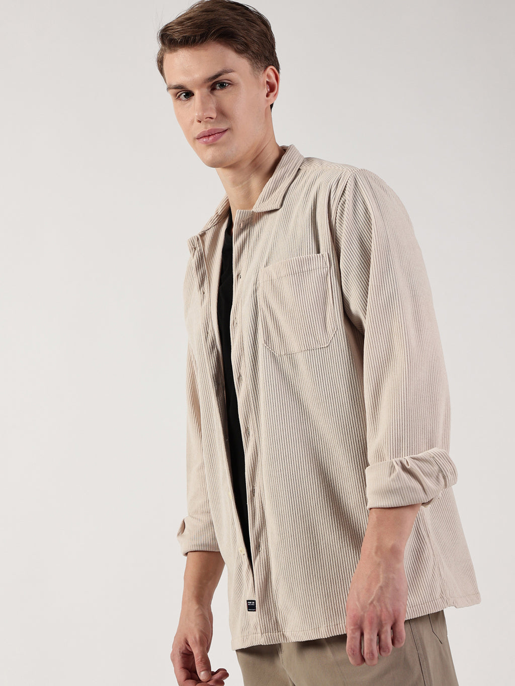 Thomas Scott Men Striped Premium Opaque Casual Shirt
