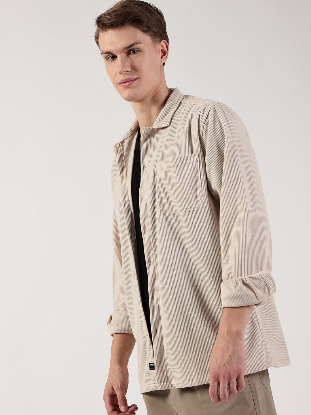Thomas Scott Men Striped Premium Opaque Casual Shirt