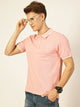 Thomas Scott Men Pink Regular Fit Polo Tshirt