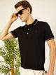 Thomas Scott Men Black Regular Fit Polo Tshirt - S