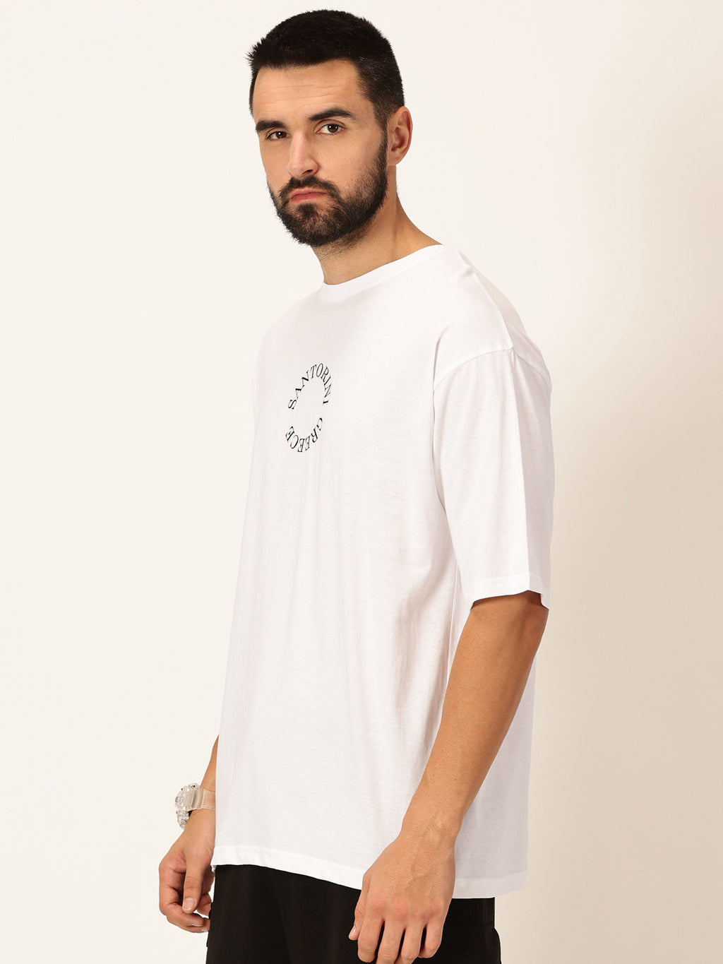 Thomas Scott Men Round Neck Typography Printed Bio Finish Cotton T-shirt