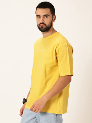 Thomas Scott Men Graphic Printed Bio Finish Pure Cotton Oversized T-shirt