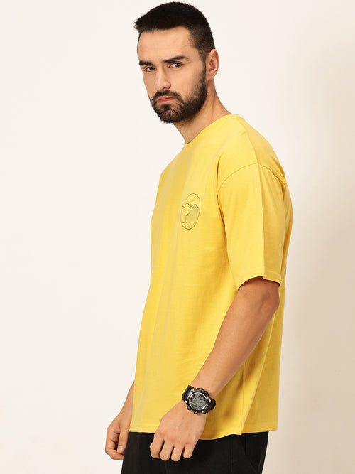 Thomas Scott Men Oversized Graphic Printed Bio Finish Cotton T-shirt