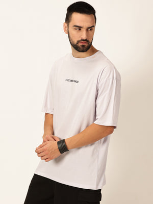 Thomas Scott Men Oversized Graphic Printed Cotton Drop-Shoulder Sleeves Bio Finish T-shirt