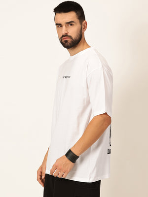 Thomas Scott Men Oversized Graphic Printed Bio Finish Cotton T-shirt