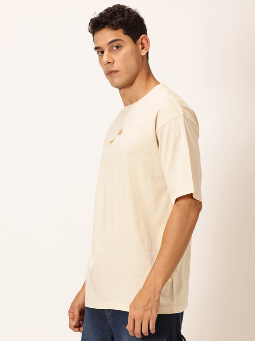 Thomas Scott Men Round Neck Cotton Oversized T-shirt