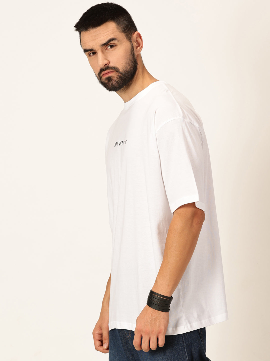 Thomas Scott Men Oversized Graphic Printed Cotton Bio Finish T-shirt