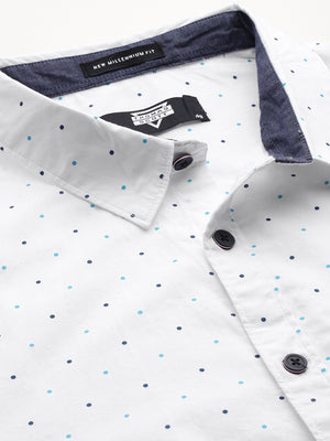 Aqua Plus Size Premium Casual Shirt For Men