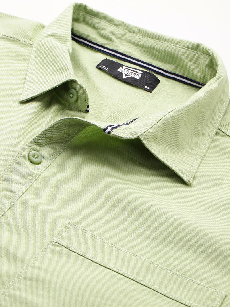 Thomas Scott Men Pista Plus Size Premium Pure Cotton Casual Shirt