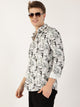 Brown Premium Abstract Printed Casual Shirt For Men