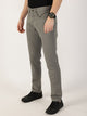 Dark Grey Smart Regular Fit Chinos Trouser For Men