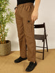 Thomas Scott Men Brown Smart Loose Fit Woven Cargo Trousers
