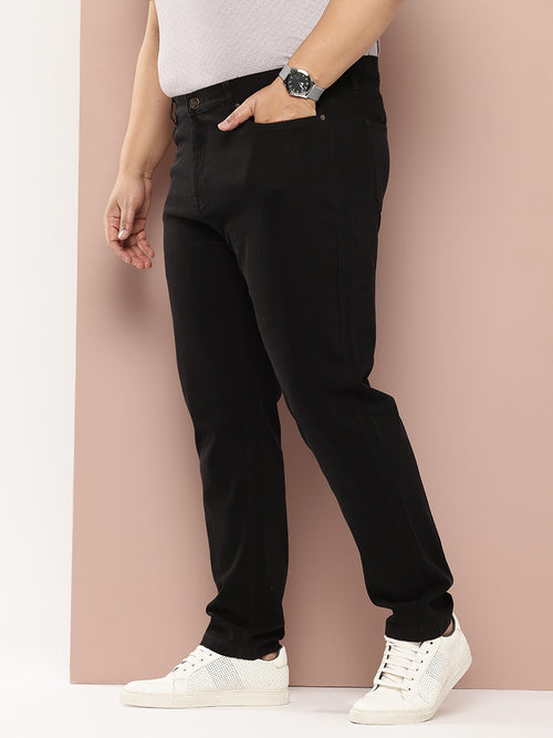 Thomas Scott Men Plus Size Smart Easy Wash Pure Cotton Chinos Trousers