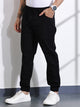 Thomas Scott Men Black Classic Slim Fit Joggers Trouser