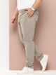 Dark Grey Plus Size Smart Easy Wash Pure Cotton Chinos Trouser For Men