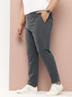Steel Plus Size Smart Easy Wash Pure Cotton Chinos Trouser For Men